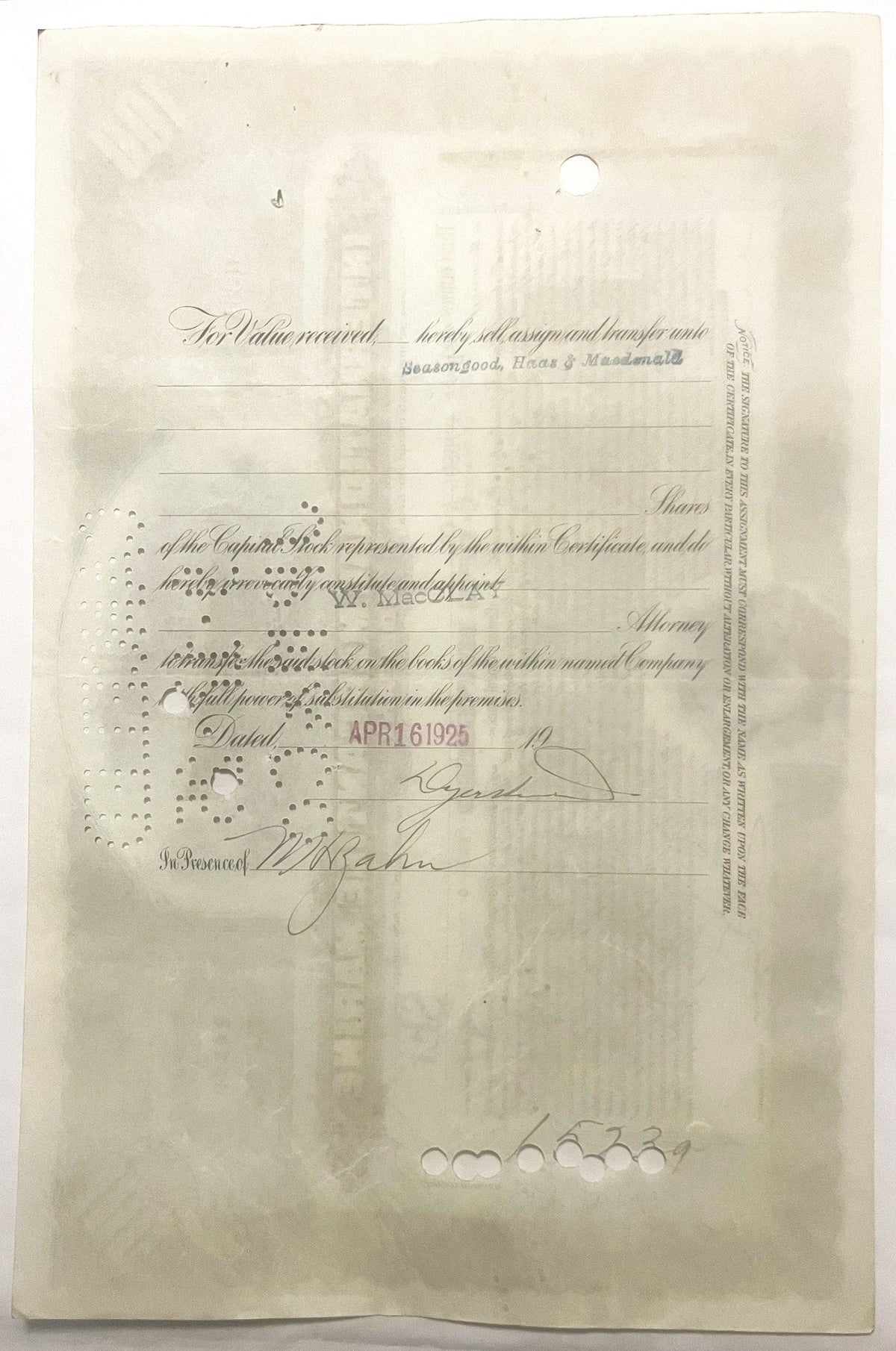 Antique 1910s 1920s Titanic International Mercantile Marine Stock Certificate Brown White Star Line 📜
