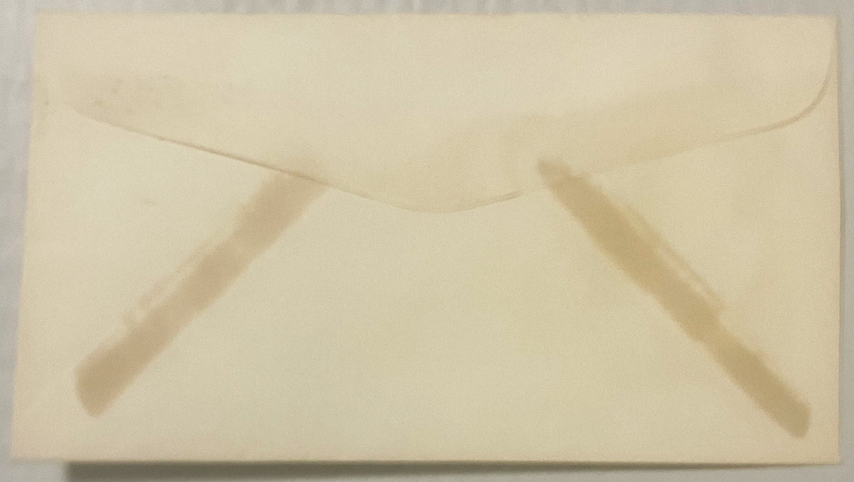 Vintage 1961 Civil War Centennial Series Jefferson Davis Stamped Envelope, Fort ✉️