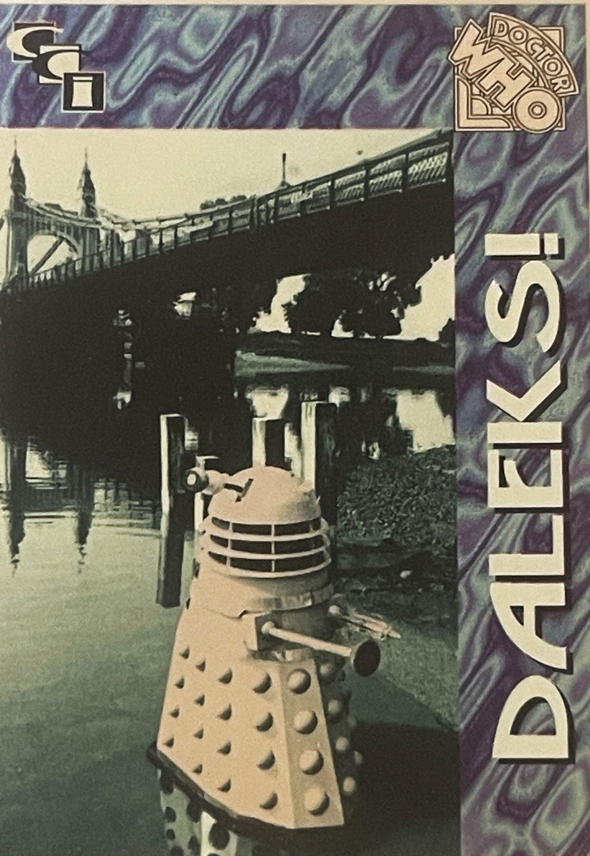 Vintage 1994 Doctor Who Daleks Foil Trading Cards — Cards 1–3 of 6 🛸