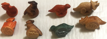 Vintage Dinosaur Rubber Vending Machine Stamps NOS Mini Skeleton Stamp Toy Prize Collectible Lot Token 🧸