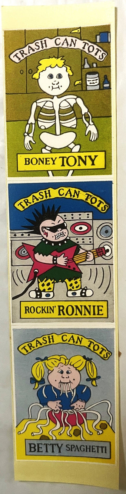 Vintage 1980s Trash Can Tots Stickers Madballs and Garbage Pail Kids Inspired 1 ✨