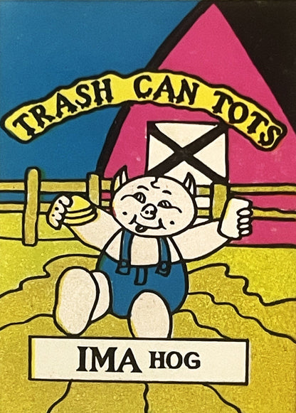 Vintage 1980s Trash Can Tots Stickers Madballs and Garbage Pail Kids Inspired 4 ✨