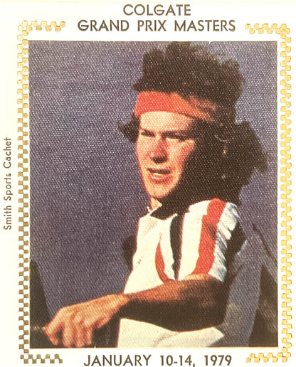 Vintage 1979 John McEnroe Embossed Stamped Envelope ✉️ First Rookie Masters Win!