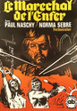 Vintage 1974 Le Maréchal de l'Enfer Belgium Movie Poster 🖼️ Paul Naschy Devil's Possessed Spanish Horror