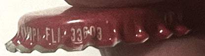 Vintage 1970s Whistle Strawberry Soda Bottle Cap from Tampa Florida