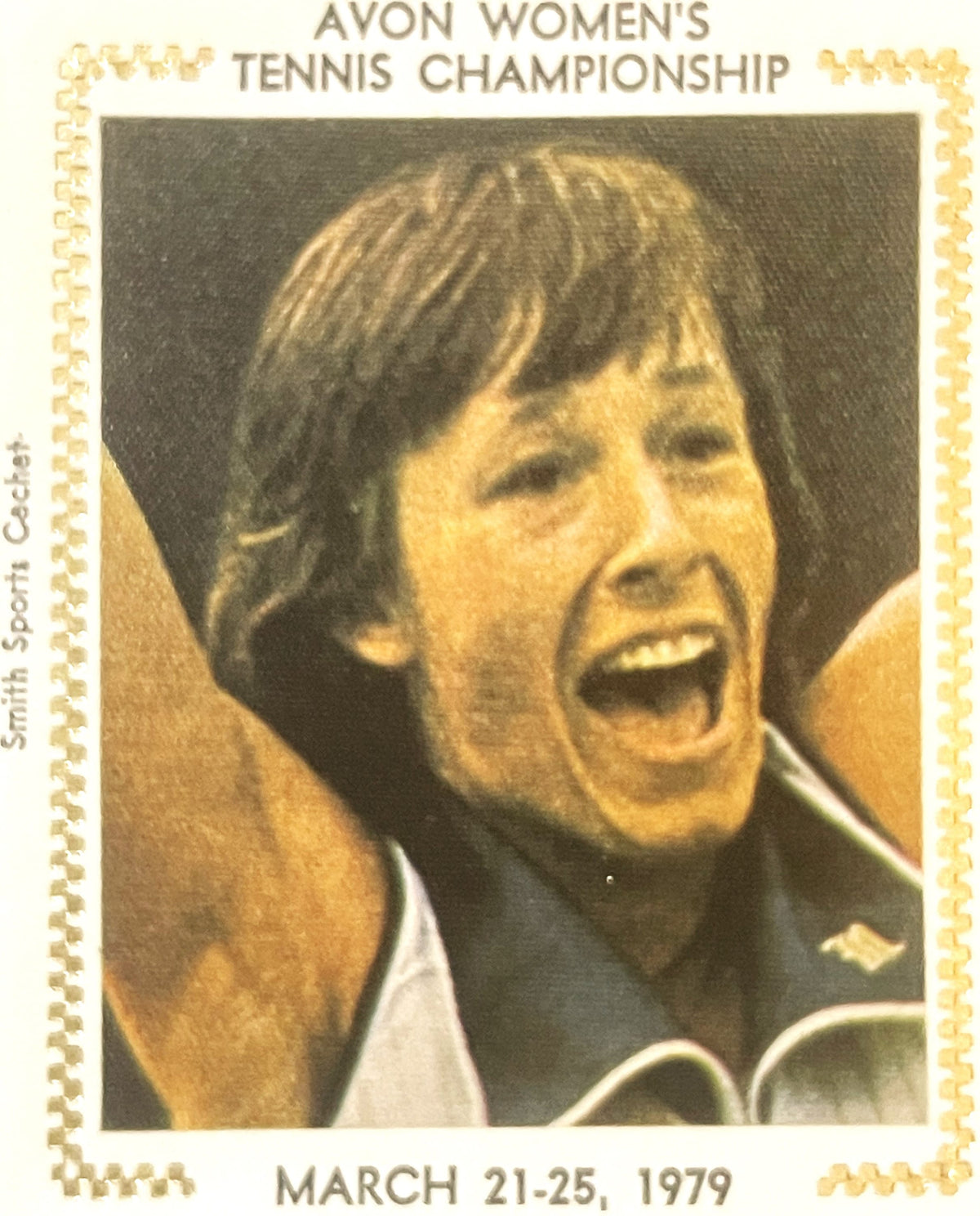 Vintage 1979 Martina Navratilova Embossed Stamped Envelope ✉️ Tennis Legend!