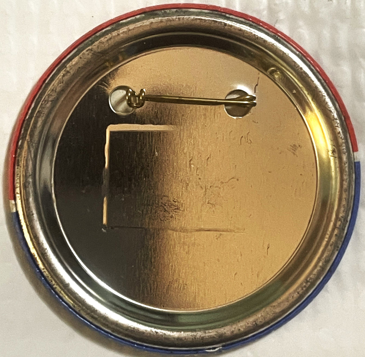 Vintage Apollo 11 Pinback Button "First Men on the Moon" Armstrong Collins Aldrin NASA Space Commemorative NOS 📌