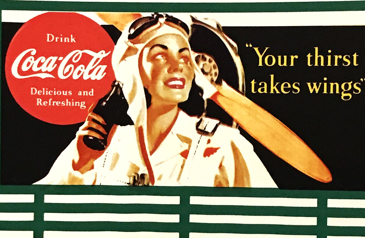 Rare Vintage 1990s "Your Thirst Takes Wings" Coke Coca-Cola Commemorative Promo Card! 🥤