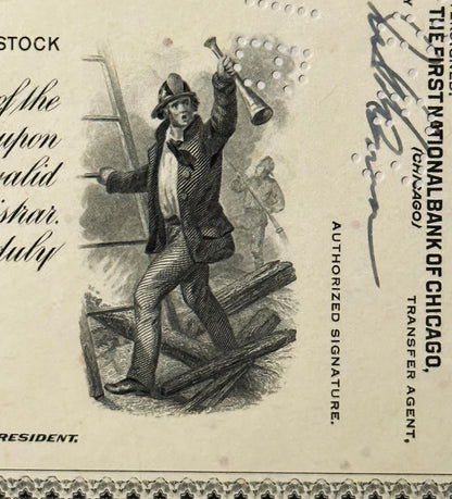 Vintage 1950s Home Insurance Company Stock Certificate Discovered