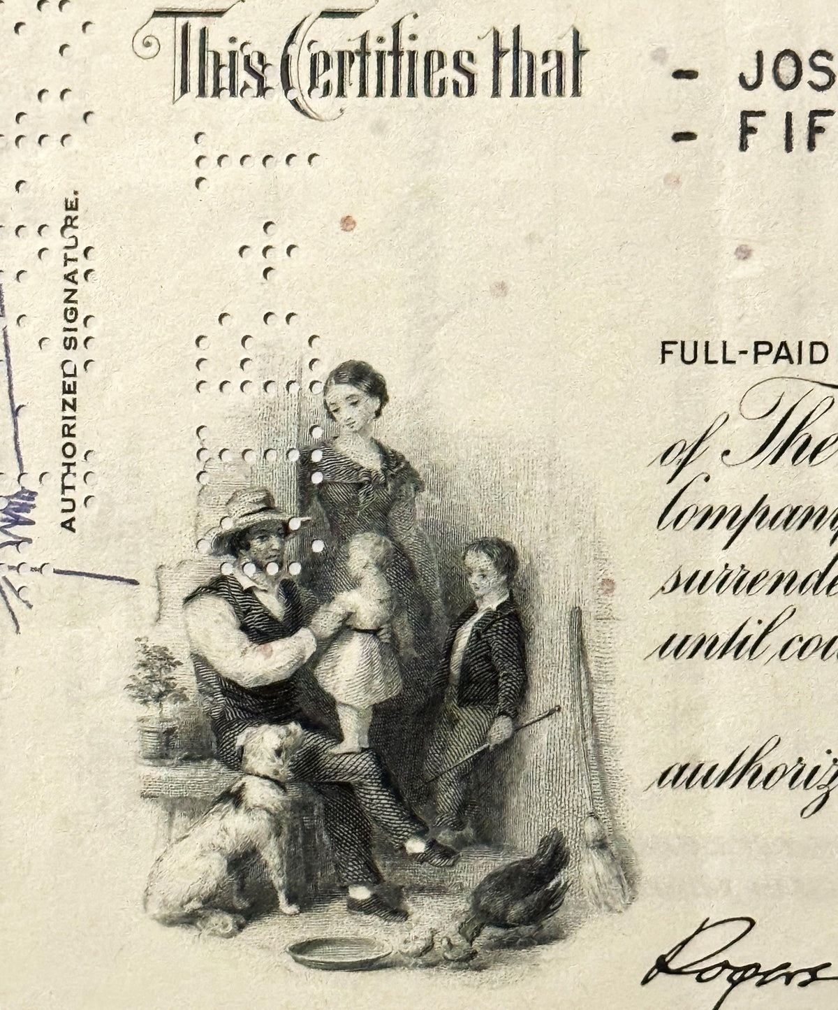 Vintage 1950s Home Insurance Company Stock Certificate Discovered