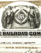 Vintage Erie Railroad Stock Certificate 🚂 100 Shares Brown 1940s