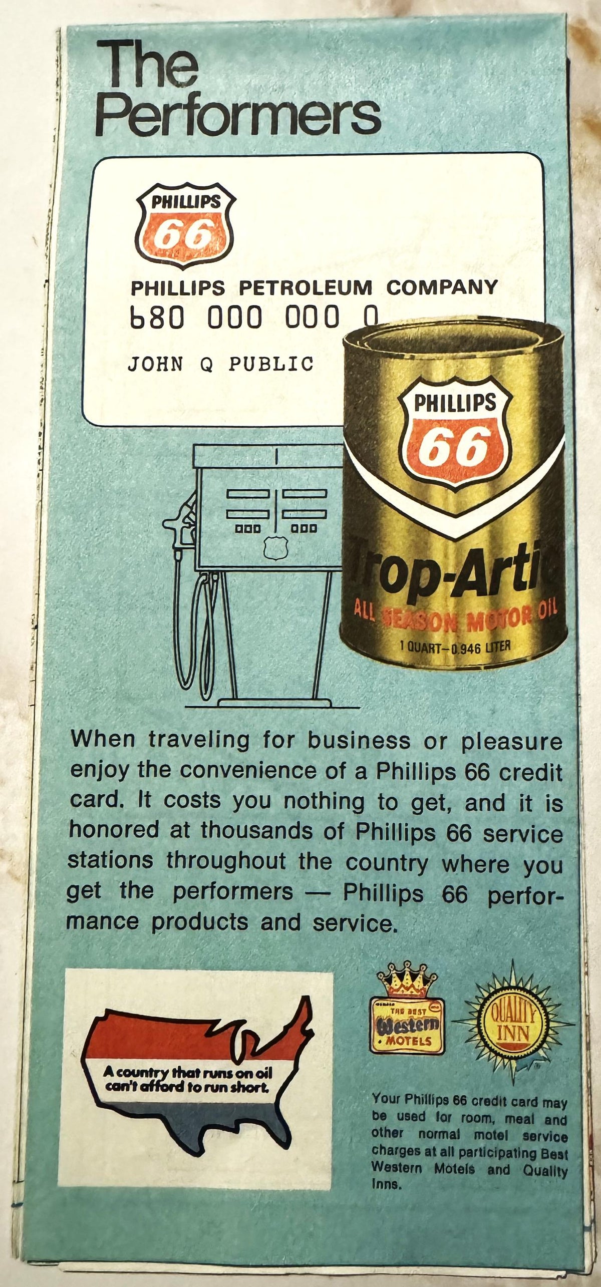 Vintage 1972 Phillips Route 66 Kansas Nebraska Map ✨ NOS Historic Americana!