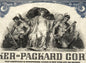 Vintage 1950s Studebaker-Packard Stock Certificate 🚗 Blue, 100 Shares, Detroit Michigan Engraved