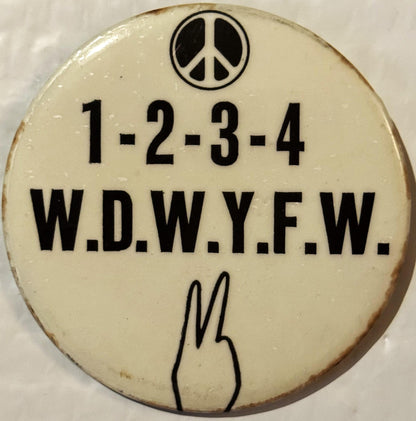 Vintage 1960s Vietnam War Peace & Protest Pin Set – 5 Button Combo 🕊️ ✌️