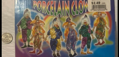 Vintage 1981 Porcelain Clown Doll Brings Circus Magic to Collectors