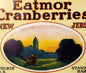 Antique Vintage 1920s Sunrise Eatmor Cranberries Barrel Label ✨ NY, NJ, CHI
