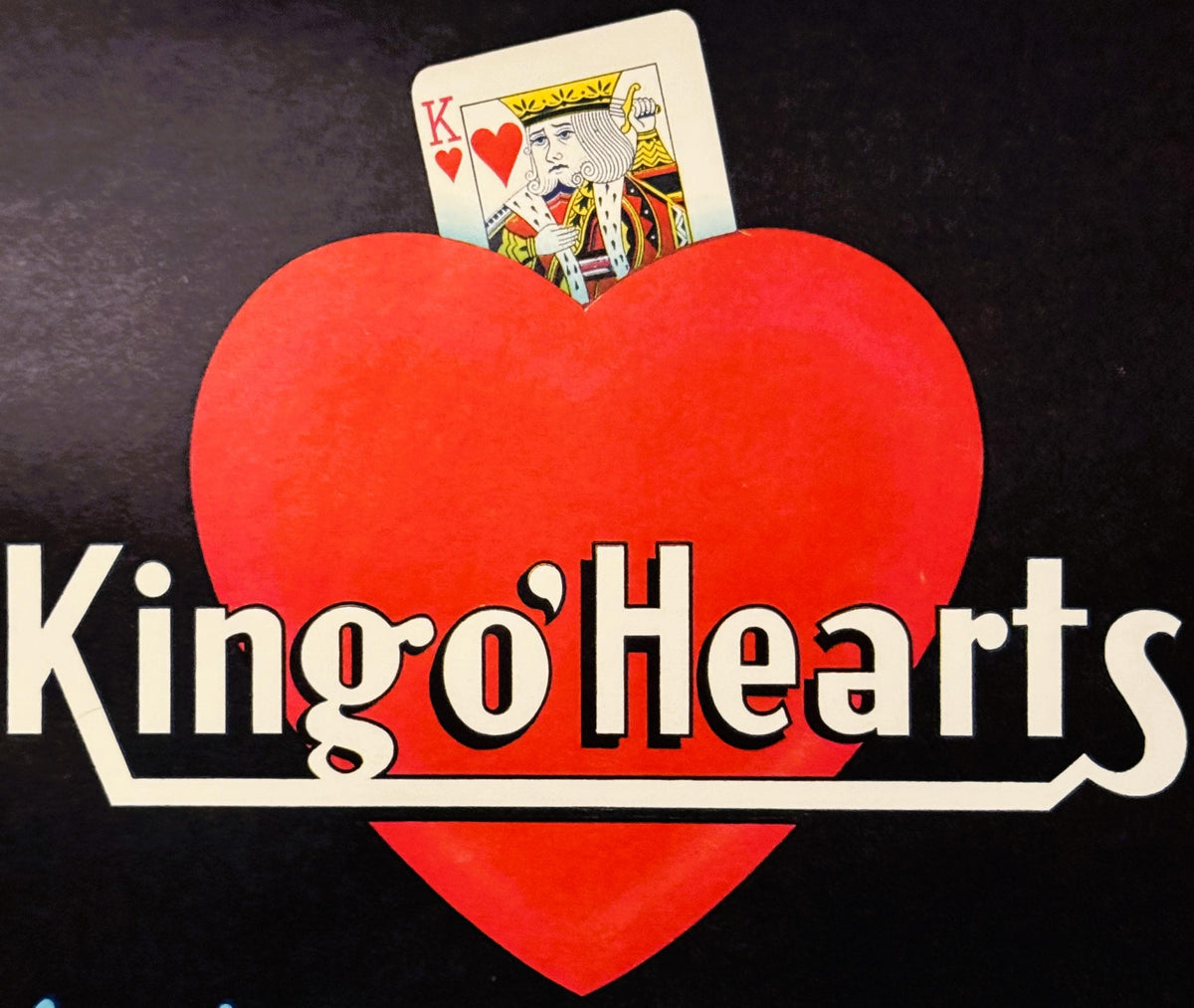 Vintage 1940s King o' Hearts California Asparagus Crate Label — K. R. Nutting Co., Salinas CA