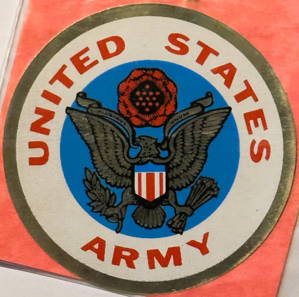Rare Vintage 1960s United States Army Decal ✨ Embla Crest, Walterboro, SC