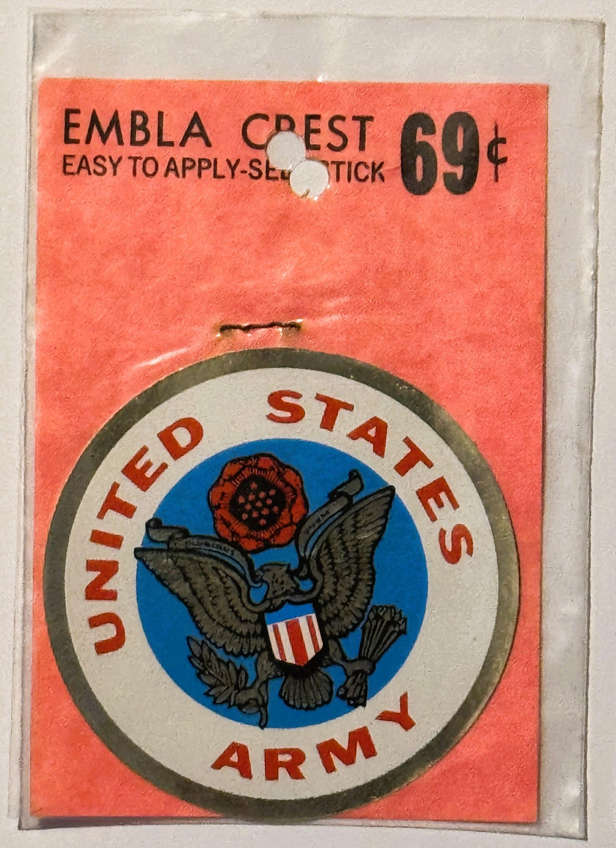 Rare Vintage 1960s United States Army Decal ✨ Embla Crest, Walterboro, SC
