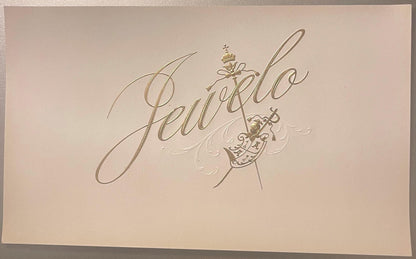 Rare Antique 1900s - 1920s Jewelo Gold Embossed Cigar Label 🚬 Unique Americana!