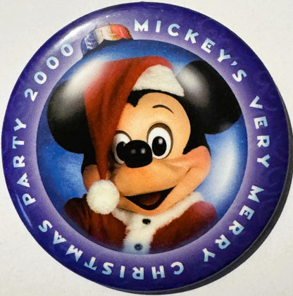 Retro Vintage 2000 Disney Mickey Mouse Party Event Pin 📌 Limited Edition Xmas!