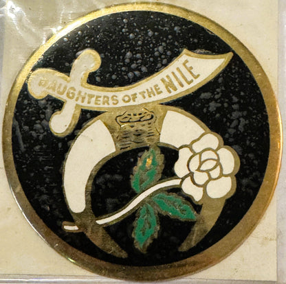 Rare Vintage 1960s Daughters of the Nile Decal - Sticker ✨ Historic Memorabilia!