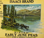 Antique 1930s Isaacs Can Label 🍺 Ellendale, DE, American Historic Success Story!
