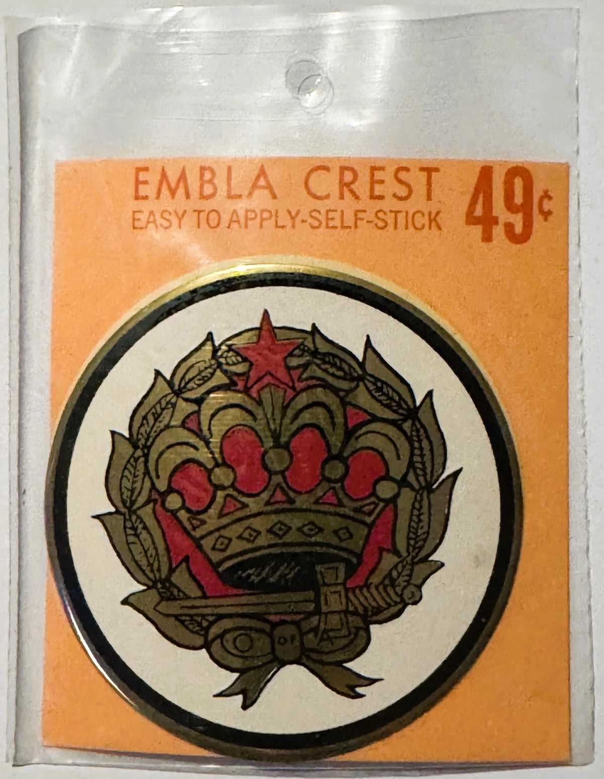 Rare Vintage 1960s Order of the Amaranth Decal - Sticker ✨ Freemasonry, Unopened!