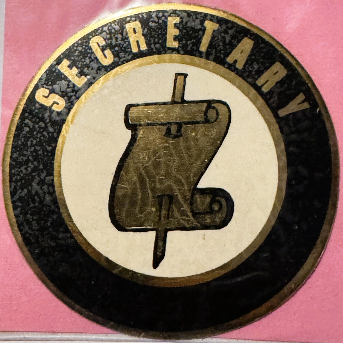 Rare Vintage 1960s Secretary Decal - Sticker ✨ Unopened, Walterboro, SC
