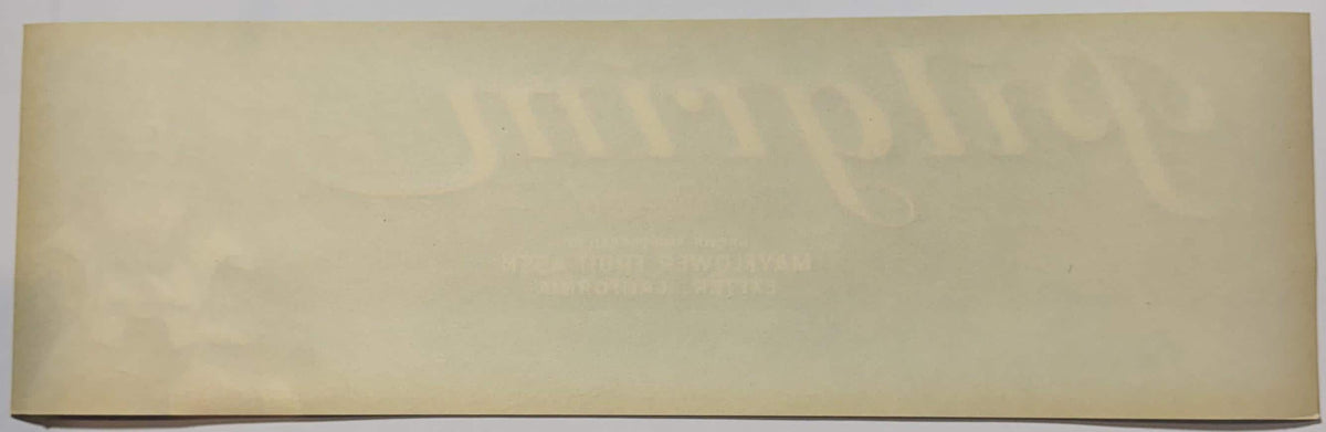 Vintage 1940s Pilgrim Crate Label – Mayflower Fruit Association, Exeter, California