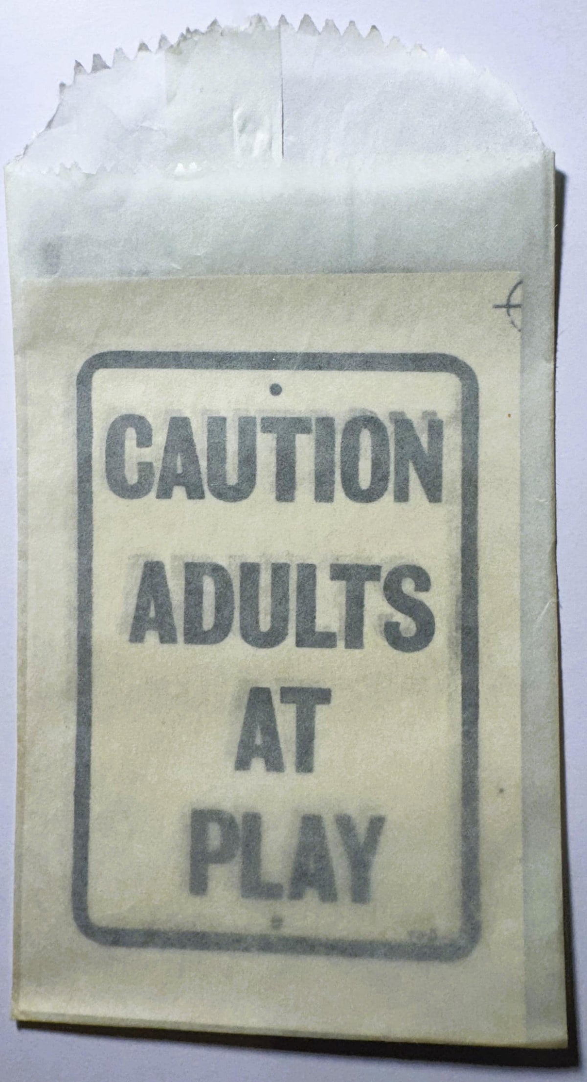 Vintage 1960s “Adults at Play” Decal — NOS Baxter Lane Co. Mid‑Century Americana