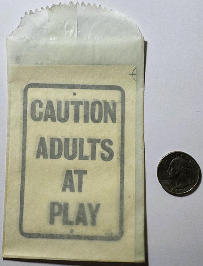 Vintage 1960s “Adults at Play” Decal — NOS Baxter Lane Co. Mid‑Century Americana