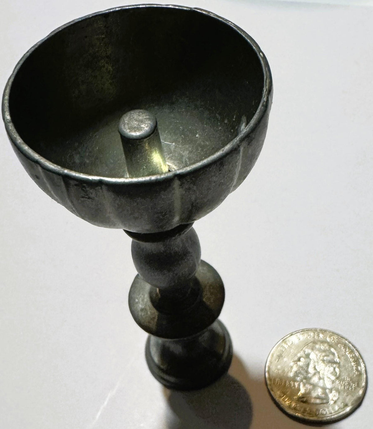 Vintage English Metal Mystery Object 🧩 Two-Piece Industrial Artifact, Stamped, Purpose Unknown