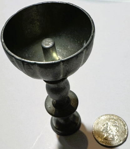 Vintage English Metal Mystery Object 🧩 Two-Piece Industrial Artifact, Stamped, Purpose Unknown