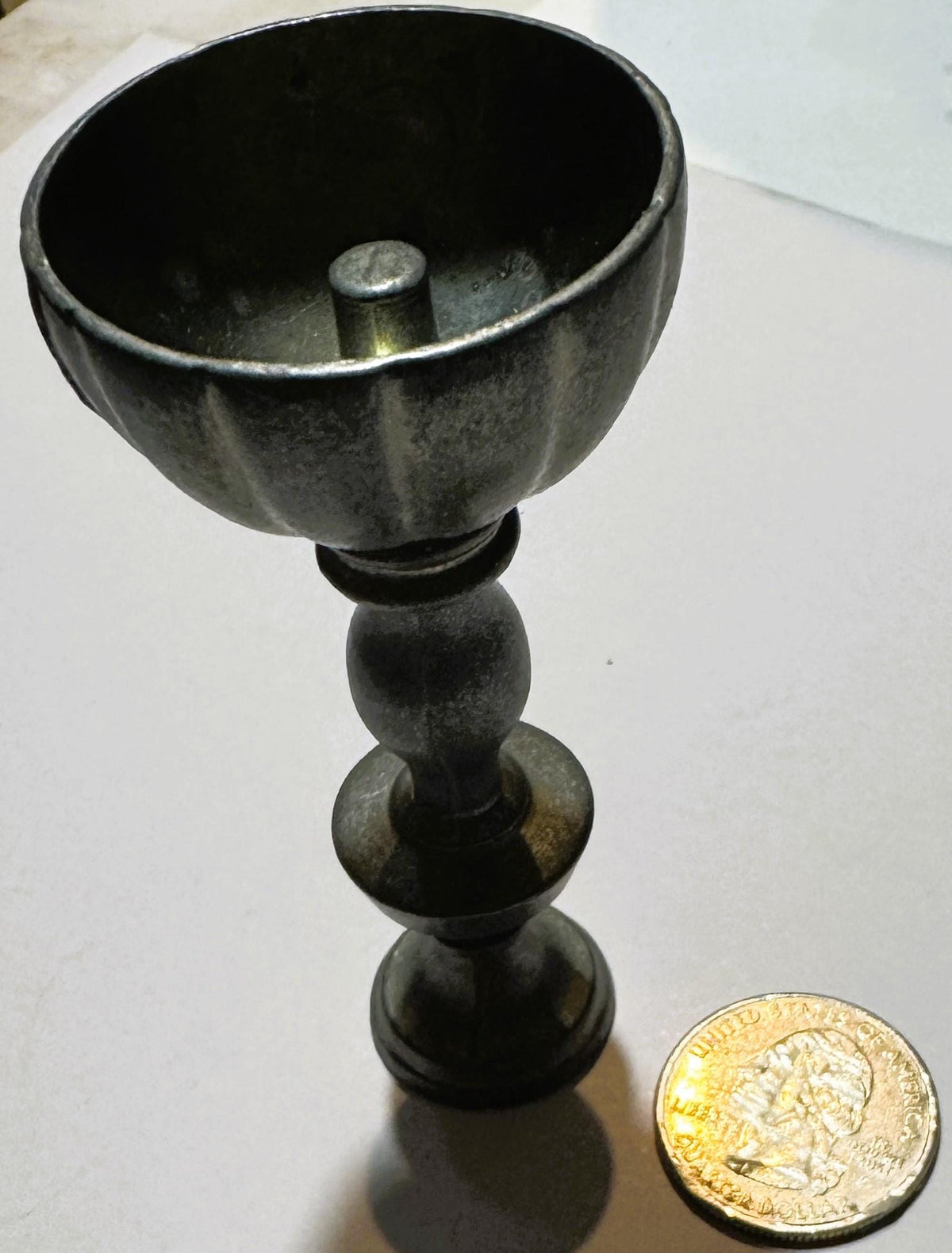 Vintage English Metal Mystery Object 🧩 Two-Piece Industrial Artifact, Stamped, Purpose Unknown