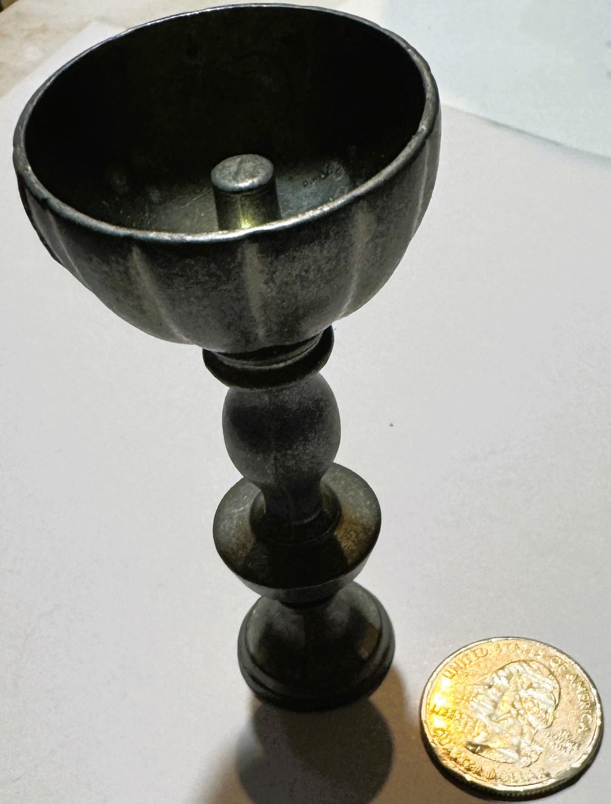 Vintage English Metal Mystery Object 🧩 Two-Piece Industrial Artifact, Stamped, Purpose Unknown