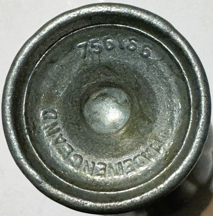 Vintage English Metal Mystery Object 🧩 Two-Piece Industrial Artifact, Stamped, Purpose Unknown