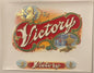 Antique Victory Cigar Label 🏛️ Embossed Roman Gladiator NOS 1900s–1920s W.C. Frutiger & Co. 🥇