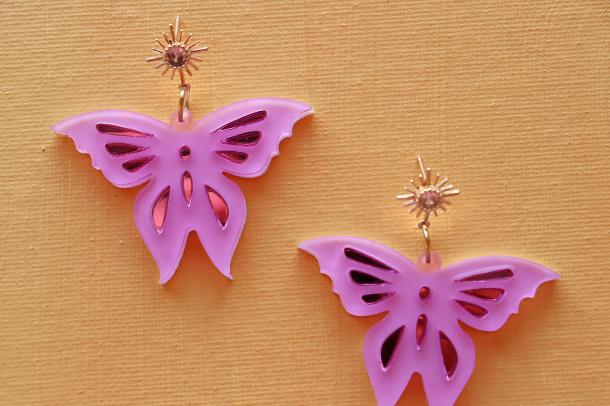 Pink on Pink Butterfly