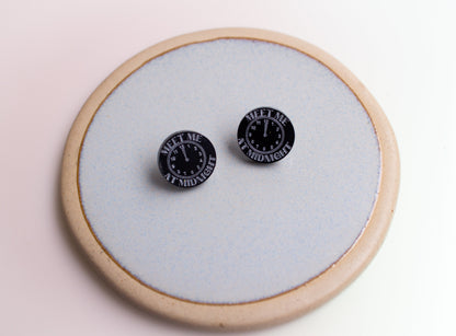 Meet Me at Midnight Earrings