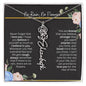 Inspirational No Rain No Flowers Necklace