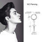 Earrings For Men Unisex Cuff For Pierced or Unpierced Ears.