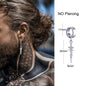 Earrings For Men Unisex Cuff For Pierced or Unpierced Ears.