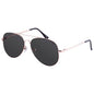 Kensie Carissa Women's Shiny Metal Aviator Sunglasses