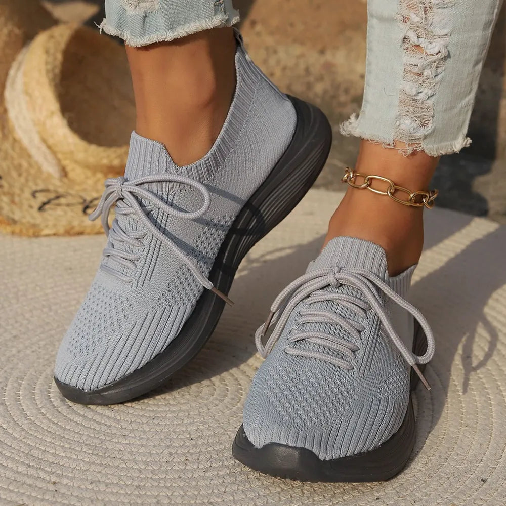 Lace Up Mesh Breathable Athletic