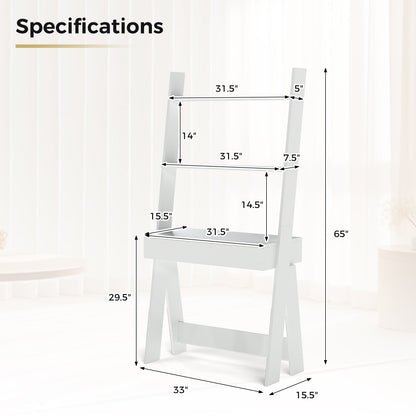 Ladder Shelf Desk
