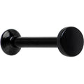 5/16 Black IP 3mm Circle Internal Thread Daith Cartilage Tragus