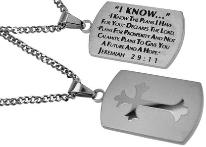 Shield Cross Necklace