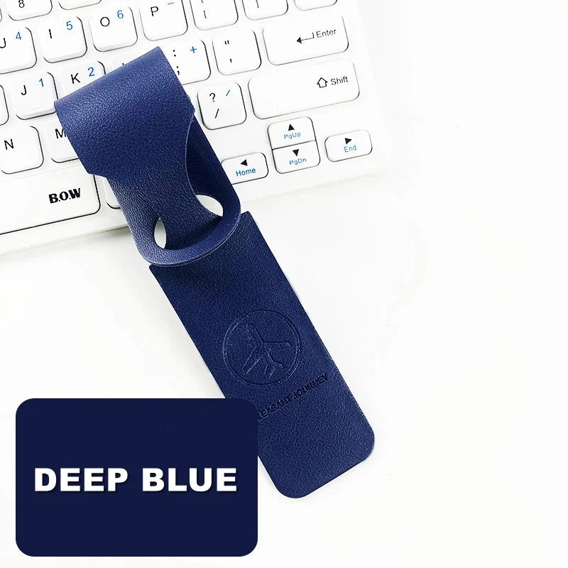 PU Leather Luggage Tag | Creative ID Address Holder for Suitcases and Travel