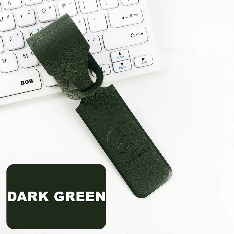 PU Leather Luggage Tag | Creative ID Address Holder for Suitcases and Travel